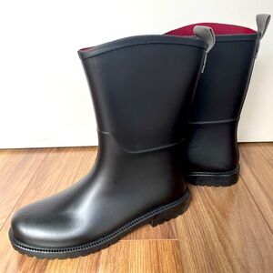 Splendid Priscilla Black Rain Boots Size 7 M